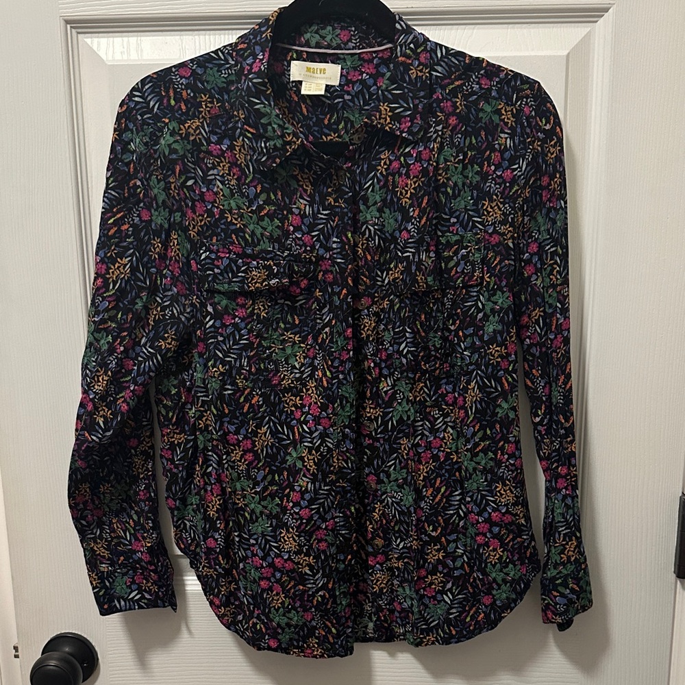 Mauve Women's Multicolor Floral Blouse